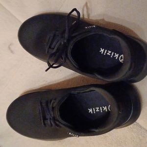 Kizik madrid eco knit black athletic hands free sneakers mens 8 womens 9.5
